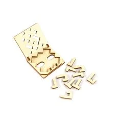 WOODEN CITY Maquette Jeu De Société Snake Puzzle Mini -Maquettes en métal Soldes wooden city wg207 jeu de societe snake puzzle mini 3