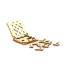 WOODEN CITY Maquette Jeu De Société Snake Puzzle Mini -Maquettes en métal Soldes wooden city wg207 jeu de societe snake puzzle mini 5