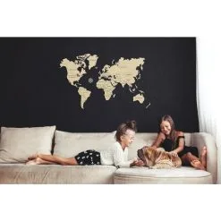 WOODEN CITY Maquette Carte Du Monde L -Maquettes en métal Soldes wooden city wm502 carte du monde l 7