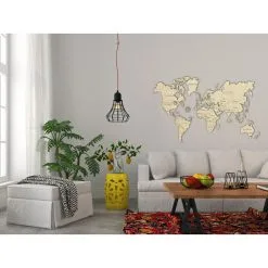 WOODEN CITY Maquette Carte Du Monde XL -Maquettes en métal Soldes wooden city wm503 carte du monde xl 19