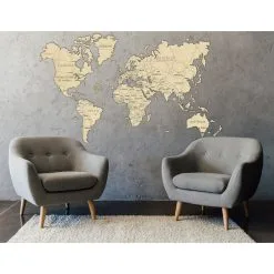 WOODEN CITY Maquette Carte Du Monde Xxl -Maquettes en métal Soldes wooden city wm505 carte du monde xxl 4