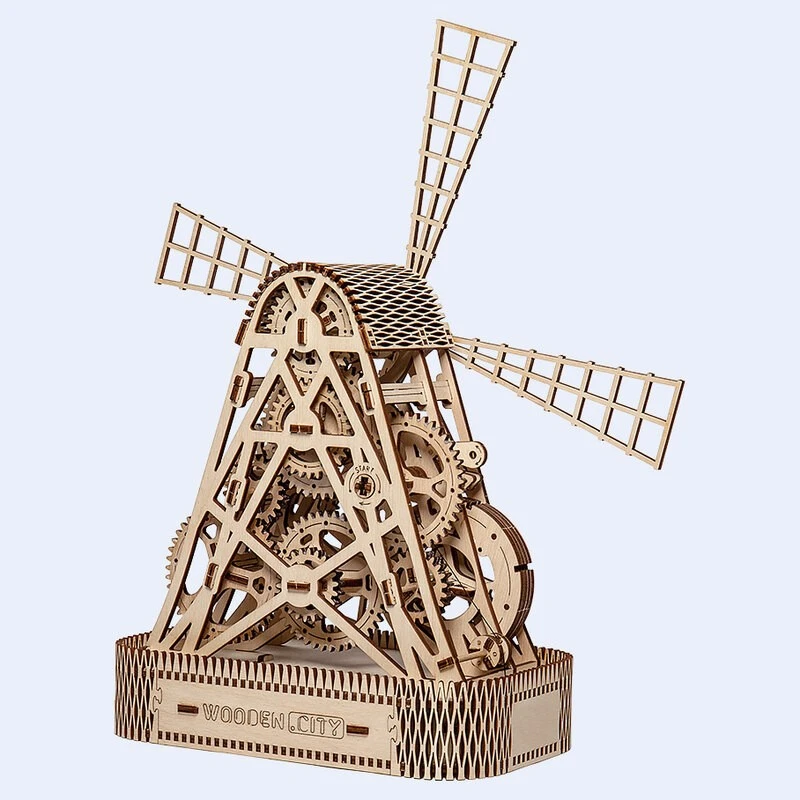 WOODEN CITY Maquette Moulin 4 WOODEN CITY Maquette Moulin – Image 4
