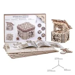 WOODEN CITY Maquette Boite Mystère -Maquettes en métal Soldes wooden city wr315 boite mystere 15