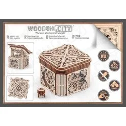 WOODEN CITY Maquette Boite Mystère -Maquettes en métal Soldes wooden city wr315 boite mystere 17