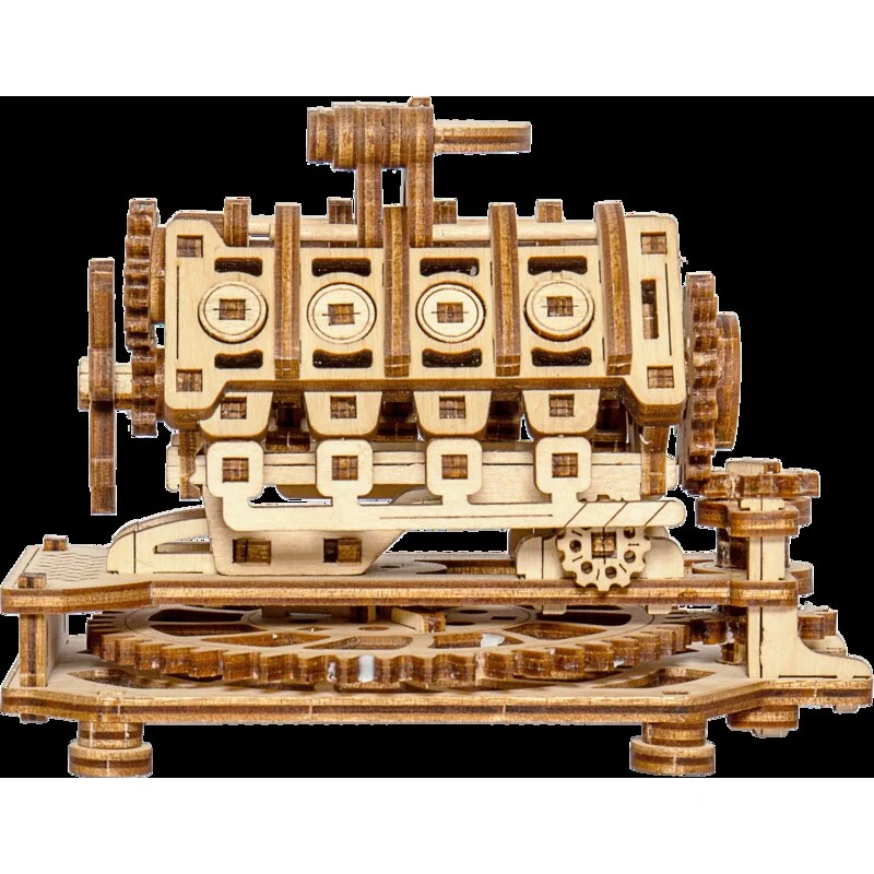WOODEN CITY Maquette Moteur V8 2 WOODEN CITY Maquette Moteur V8 – Image 2