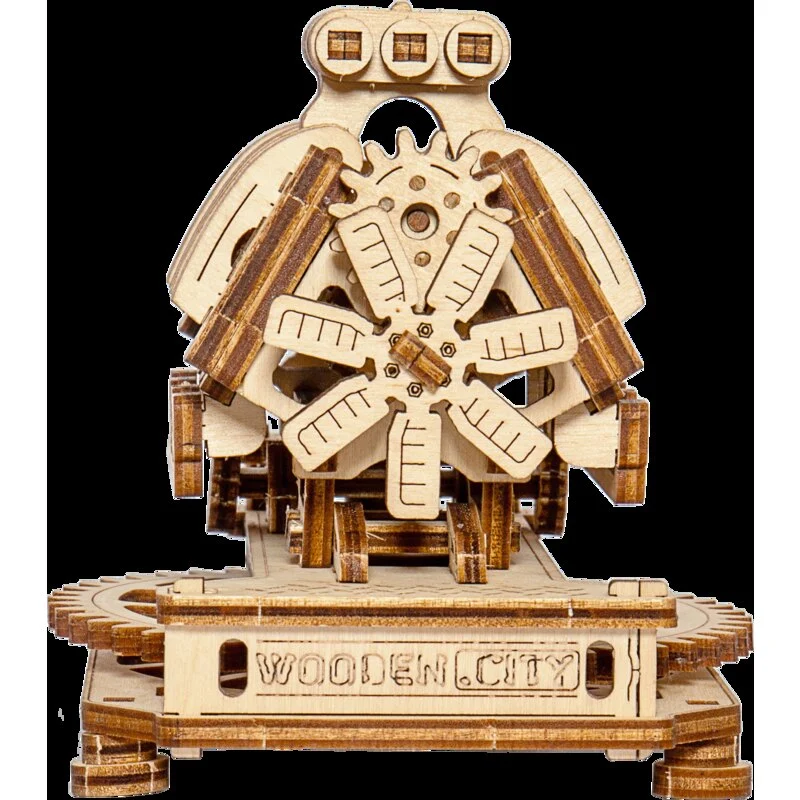 WOODEN CITY Maquette Moteur V8 3 WOODEN CITY Maquette Moteur V8 – Image 3