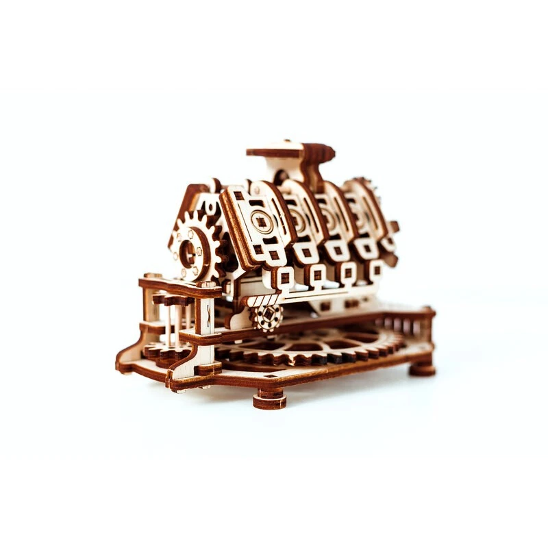 WOODEN CITY Maquette Moteur V8 6 WOODEN CITY Maquette Moteur V8 – Image 6