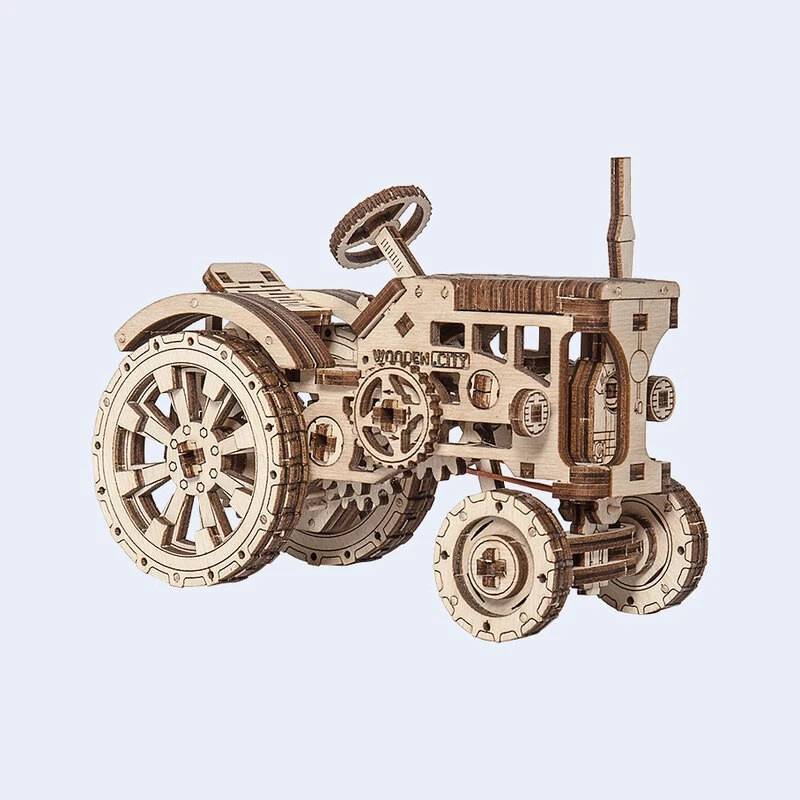 WOODEN CITY Maquette Tracteur 4 WOODEN CITY Maquette Tracteur – Image 4