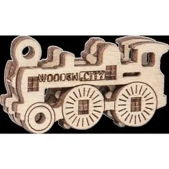 WOODEN CITY Maquette Train Widgets De Transport
