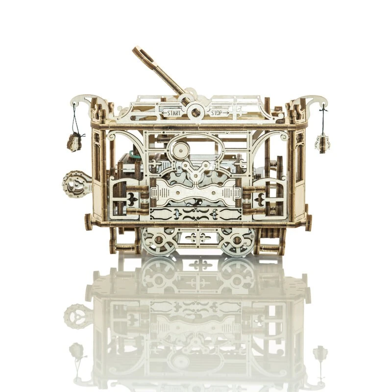 WOODEN CITY Maquette Tramway De Ville Avec Rails 5 WOODEN CITY Maquette Tramway De Ville Avec Rails – Image 5