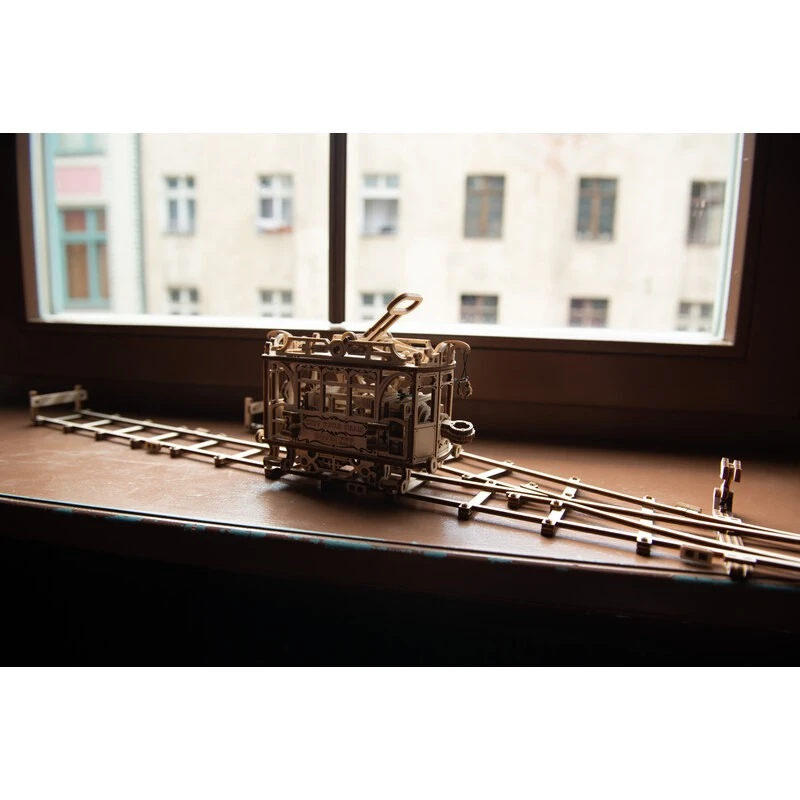 WOODEN CITY Maquette Tramway De Ville Avec Rails 9 WOODEN CITY Maquette Tramway De Ville Avec Rails – Image 9