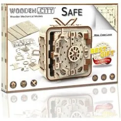 WOODEN CITY Maquette Coffre-fort -Maquettes en métal Soldes wooden city wr322 coffre fort 9