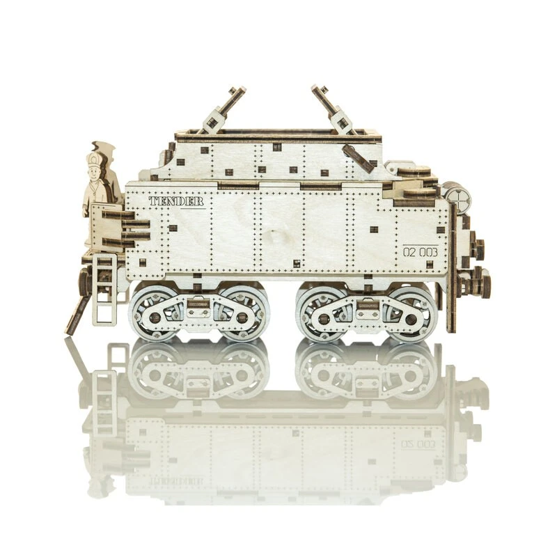 WOODEN CITY Maquette Wooden Express + Tender Avec Rails 12 WOODEN CITY Maquette Wooden Express + Tender Avec Rails – Image 12