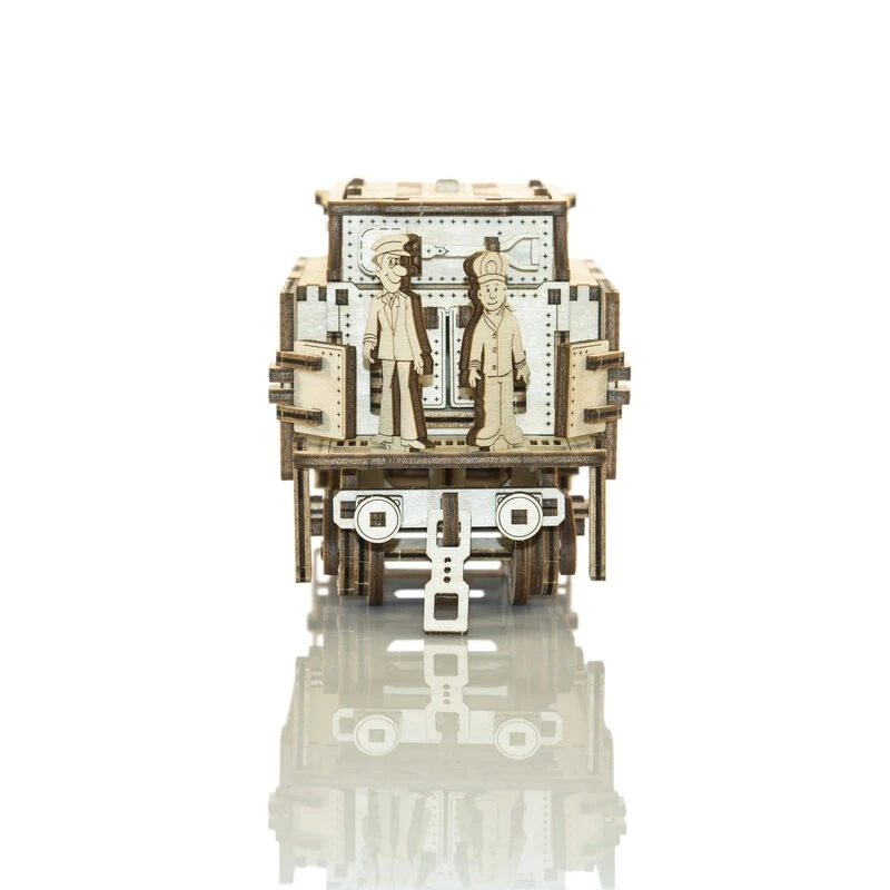 WOODEN CITY Maquette Wooden Express + Tender Avec Rails 7 WOODEN CITY Maquette Wooden Express + Tender Avec Rails – Image 7