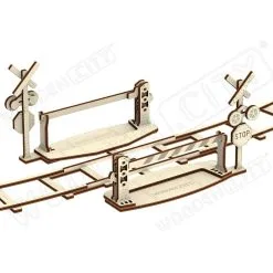 WOODEN CITY Maquette Rails Ronds + Croisement 8 WOODEN CITY Maquette Rails Ronds + Croisement -Maquettes en métal Soldes wooden city wr324 rails ronds croisement 3