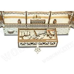 WOODEN CITY Maquette Gare -Maquettes en métal Soldes wooden city wr325 gare 5